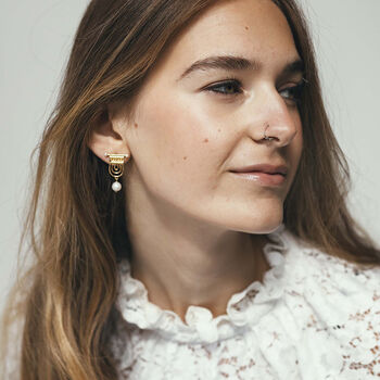 Athena Pearl Earring, 9 of 11