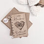 Personalised Wooden Wedding Card 'Tied The Knot', thumbnail 2 of 8