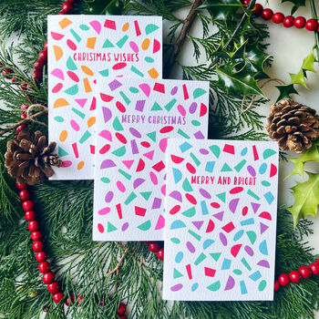 Charity Christmas Pack Of Six Shape Design, 5 of 10