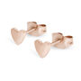 Little Heart Earrings, 18k Gold Or Silver Plated, thumbnail 6 of 6