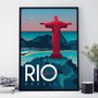 Rio De Janeiro Art Print, thumbnail 2 of 4