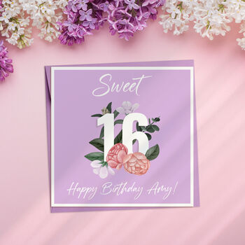 Sweet 16th Birthday Card, 2 of 6