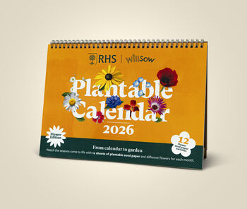 A4 Plantable Desk Calendar By The Rhs And Willsow, 2 of 6