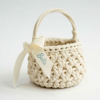 Personalised Flower Girl Basket, 8 of 9