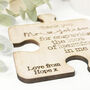 Personalised Wooden Puzzle Piece Teacher Coaster, thumbnail 4 of 4