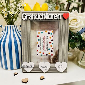 Personalised Grandchildren Photo Frame Birthday Gift, 2 of 12