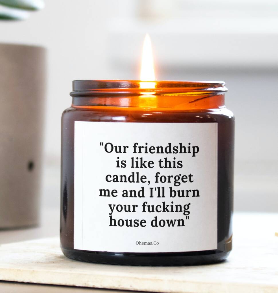 Funny Friendship Candle Gift For Her, 1 of 5