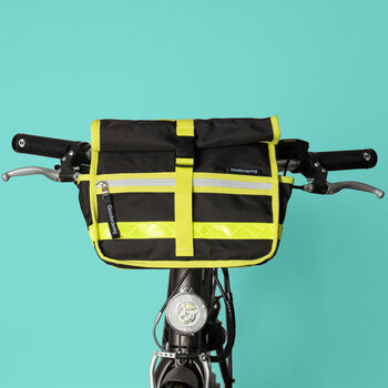 Neon Bicycle Handlebar Bag Satchel, 2 of 5