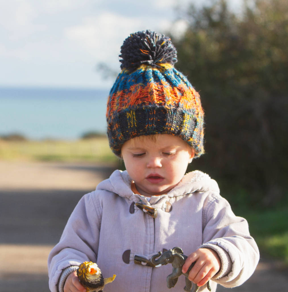 Parent And Child Matching Bobble Hats By Precious Little Plum