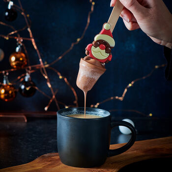 Christmas Santa Hot Chocolate Spoon, 2 of 2