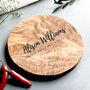 Personalised Round Cheeseboard Birthday Gift, thumbnail 3 of 6