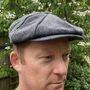 Paper Boy Cap, Baker Boy Hat, Tweed Peaky Blinders Hat, thumbnail 1 of 6