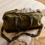 Personalised Weekend Waxed Canvas Holdall Bag, thumbnail 2 of 5