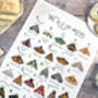 A Z Of Moths Tea Towel, thumbnail 2 of 7