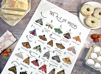 A Z Of Moths Tea Towel, 2 of 7