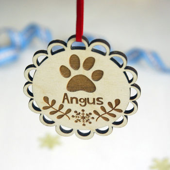 Personalised Dog Christmas Decoration, 3 of 3