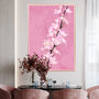 Custom Personalised Cherry Blossom April Flower Print, thumbnail 1 of 5