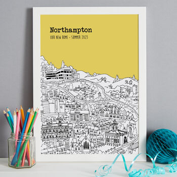 Personalised Northampton Print, 6 of 9