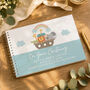 Christening Guest Book Baptism Memory Book Noahs Ark Animals, thumbnail 1 of 6