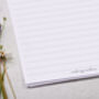 A5 Letter Writing Paper With Cupid Pig Design, thumbnail 4 of 5