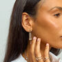Petal Chandelier Earrings, thumbnail 4 of 5