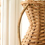 Roscoe Rattan Woven Pitcher Jug Vase, thumbnail 3 of 6