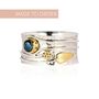 Personalised Secret Garden Sterling Silver Gemstone Ring, thumbnail 10 of 12