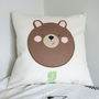 Personalised Bear Nursery Cushion, thumbnail 4 of 5