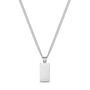 Small Ingot Men's Necklace Stainless Steel, thumbnail 4 of 7