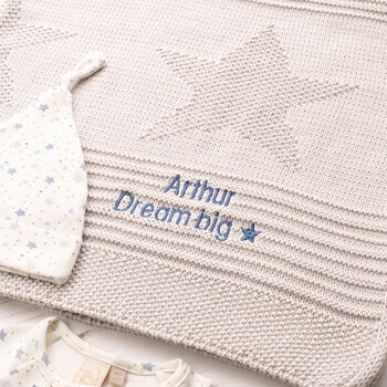 Baby Girl Pink Big Star Blanket, 5 of 11