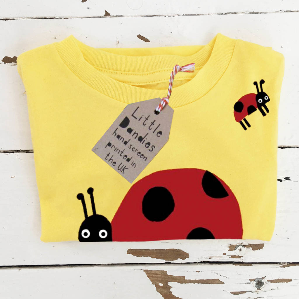 Personalised Ladybird Unisex Baby T Shirt By Little Dandies