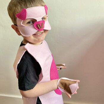 Pink Pig Piglet Costume For Kids And Adults, 9 of 9