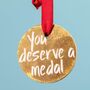 'You Deserve A Medal' Chocolate Medal, thumbnail 1 of 11