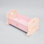 Personalised Doll's Cradle Wooden Toy 18m+, thumbnail 1 of 3