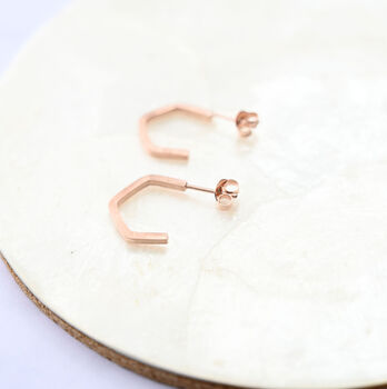 Minimal Geometric Hexagon Hoops, 5 of 5