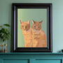 Custom Vibrant Personalised Pet Portrait Dog Cat, thumbnail 10 of 12