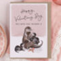 Otter Valentine Card For Mummy, thumbnail 1 of 2