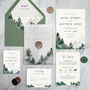 Misty Mountain Wedding Invitations, thumbnail 1 of 4