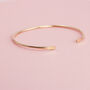 Smooth Cuff Set In 14k Gold Fill, thumbnail 3 of 8
