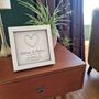 Personalised 6th Anniversary Gift Framed Iron Heart, thumbnail 6 of 7