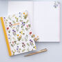 A5 Wild Flower Print Journal 100 Page Notebook, thumbnail 7 of 10