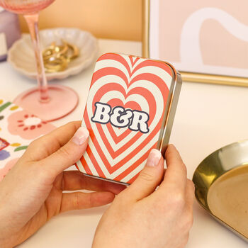 Personalised Heart Condom Funny Novelty Gift Tin, 4 of 4