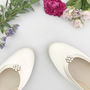 Flower Pearl Wedding Shoe Clips, thumbnail 2 of 6