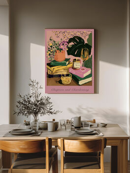 Chapters And Chardony Book Art Print, 5 of 5