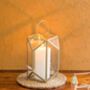 Geometric Glass Candle Holder Lantern, thumbnail 2 of 5