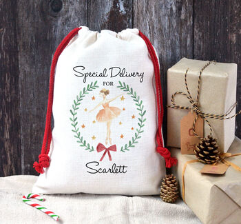 Personalised Child's Christmas Present Sack, 5 of 6