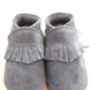Moccasin Suede Soft Baby Shoes, thumbnail 3 of 5