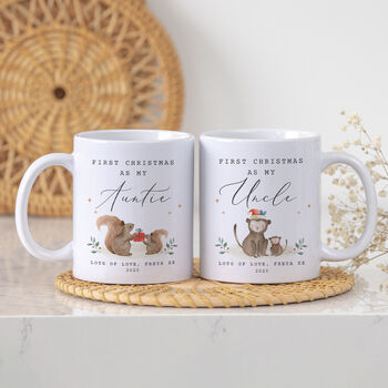 Personalised First Christmas Mug – New Nanny, Grandad, Grandma Or Grandparent Gift, 7 of 9