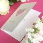 Personalised Cherry Origami Heart Love Card, thumbnail 4 of 8