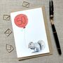 Personalised Squirrel Birthday Card, thumbnail 3 of 6